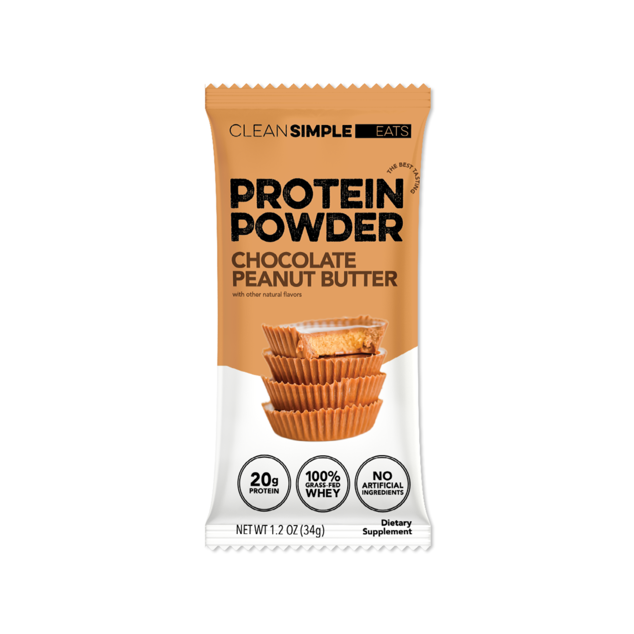 Protein Powder: Chocolate Peanut Butter (Single Serving Stick Pack Sample)