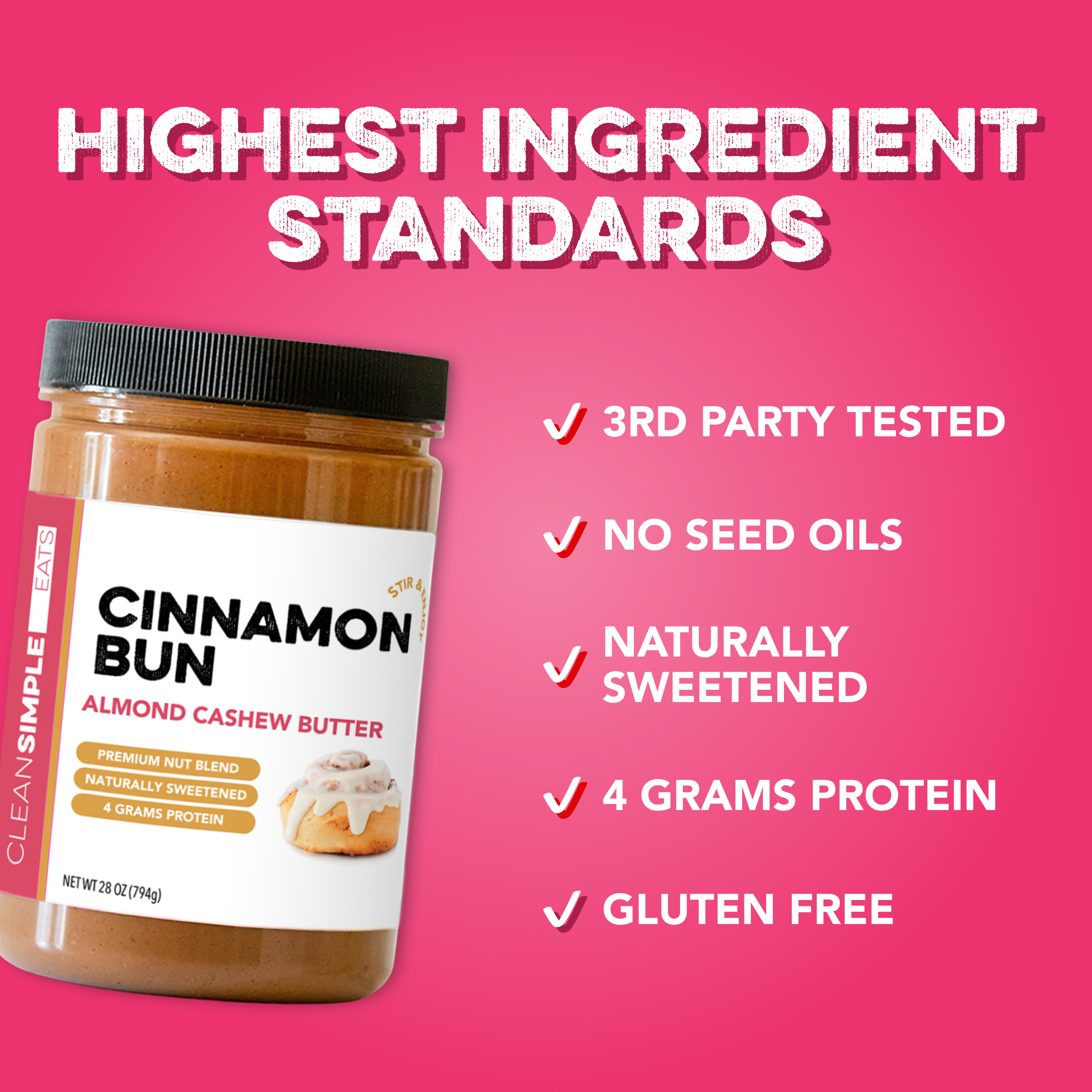 Cinnamon Bun OffBeat Butter (28 ounce)