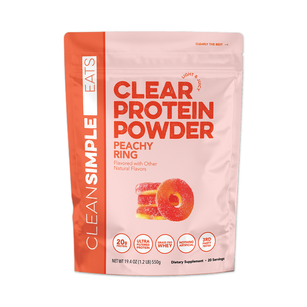 Clear Protein Powder: Peachy Ring
