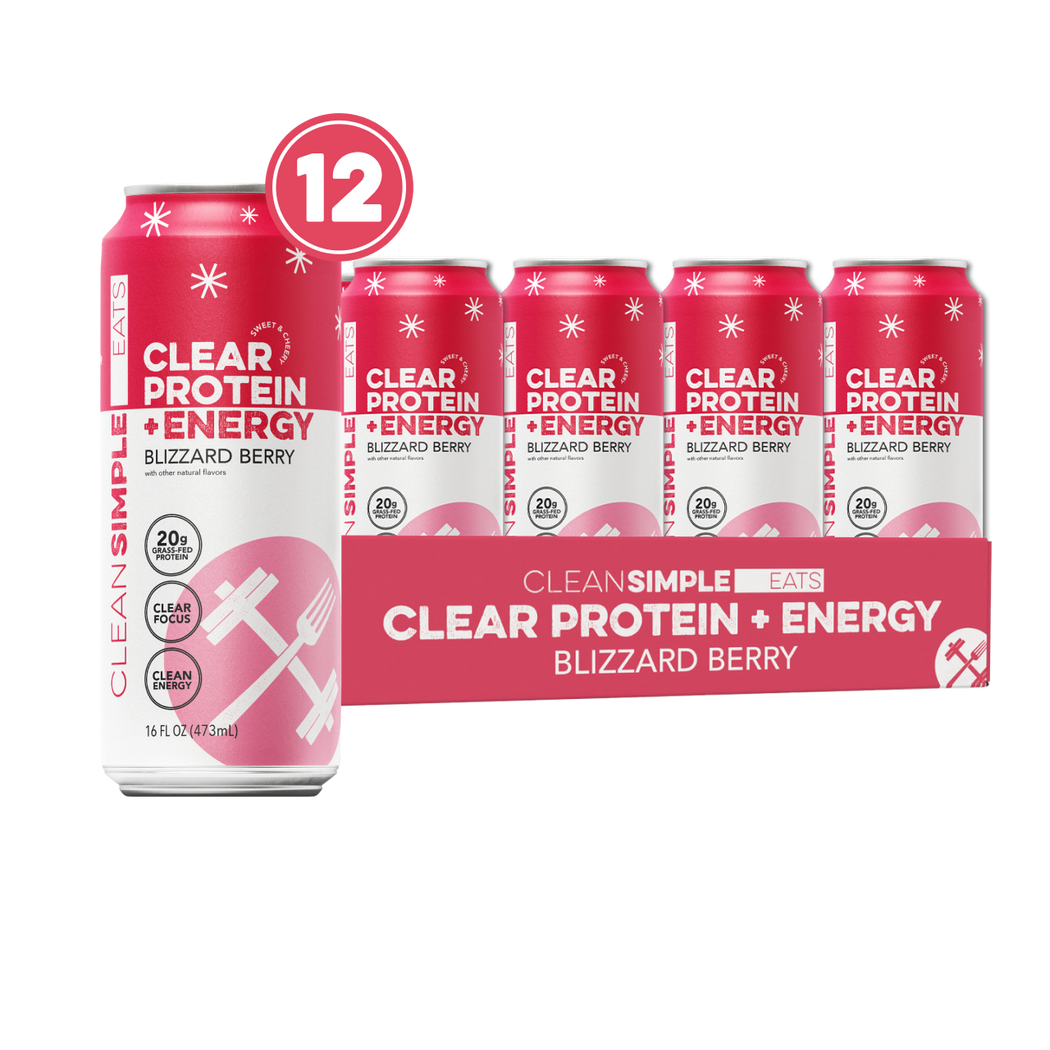 Clear Protein + Energy: Blizzard Berry (12 Pack)