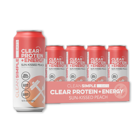 Clear Protein + Energy: Sun-Kissed Peach (12 Pack)
