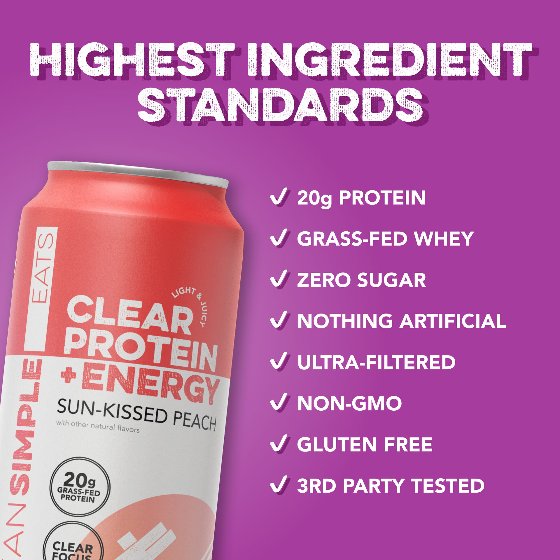 Clear Protein + Energy: Variety (8 Pack)