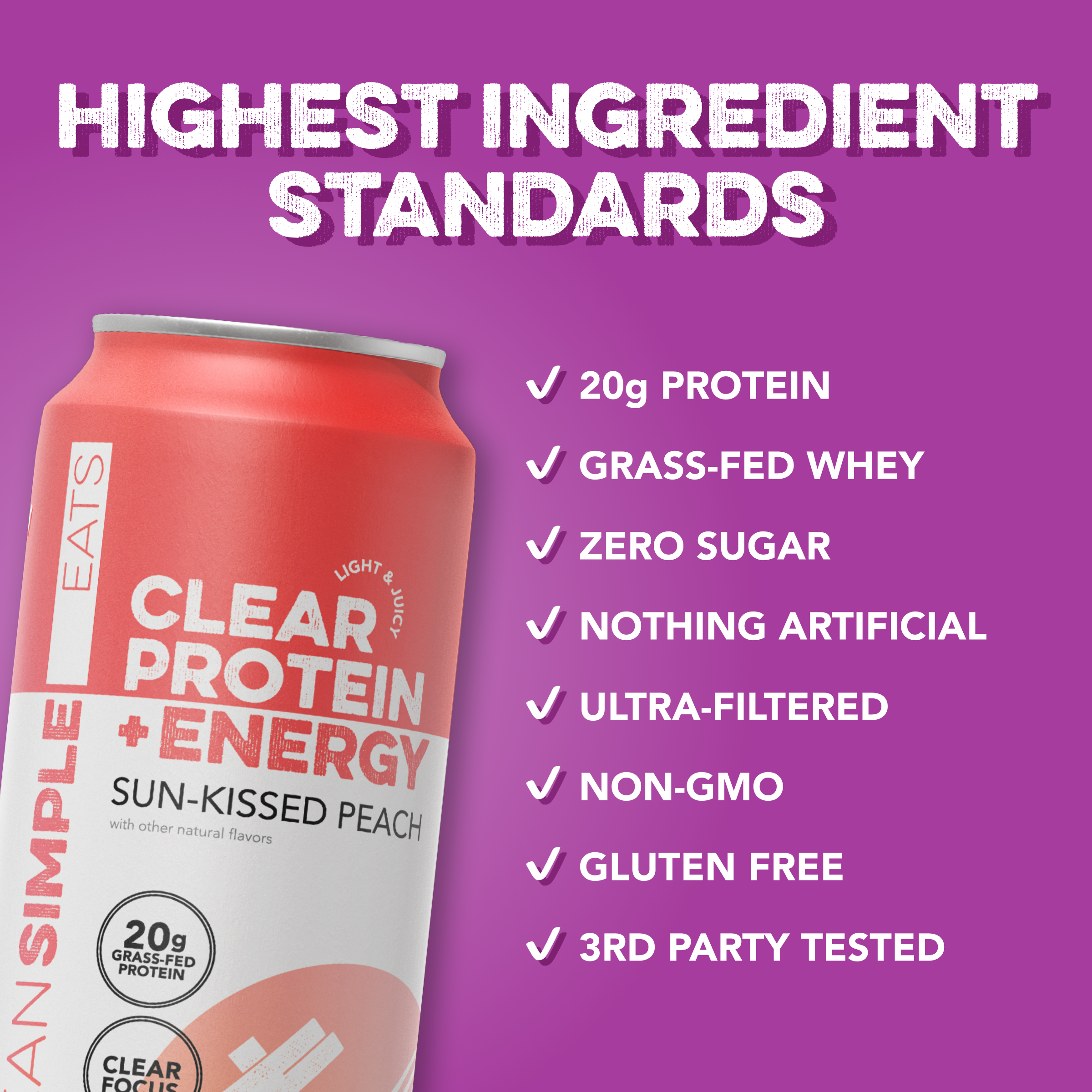 Clear Protein + Energy: Variety (8 Pack)