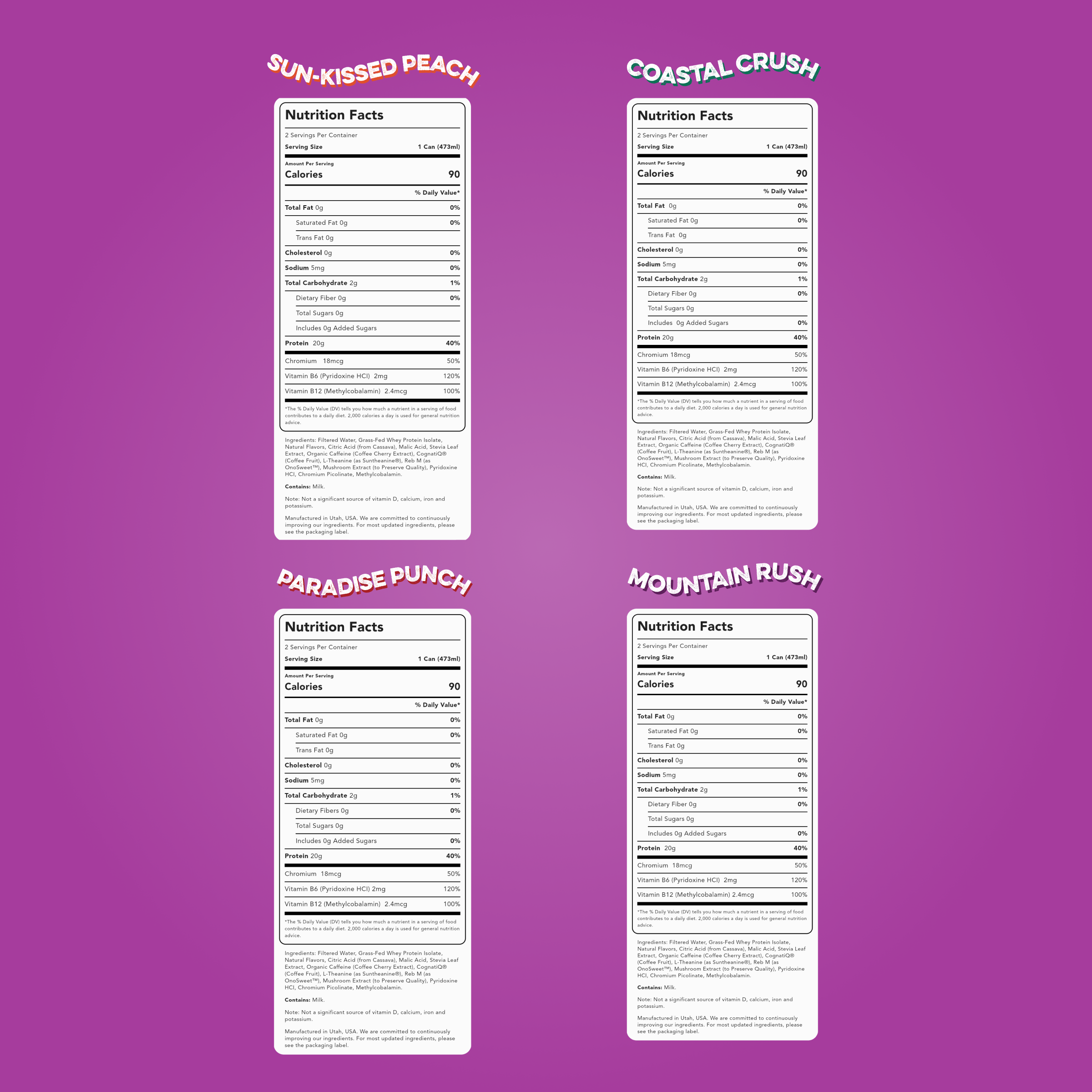 Clear Protein + Energy: Variety (8 Pack)