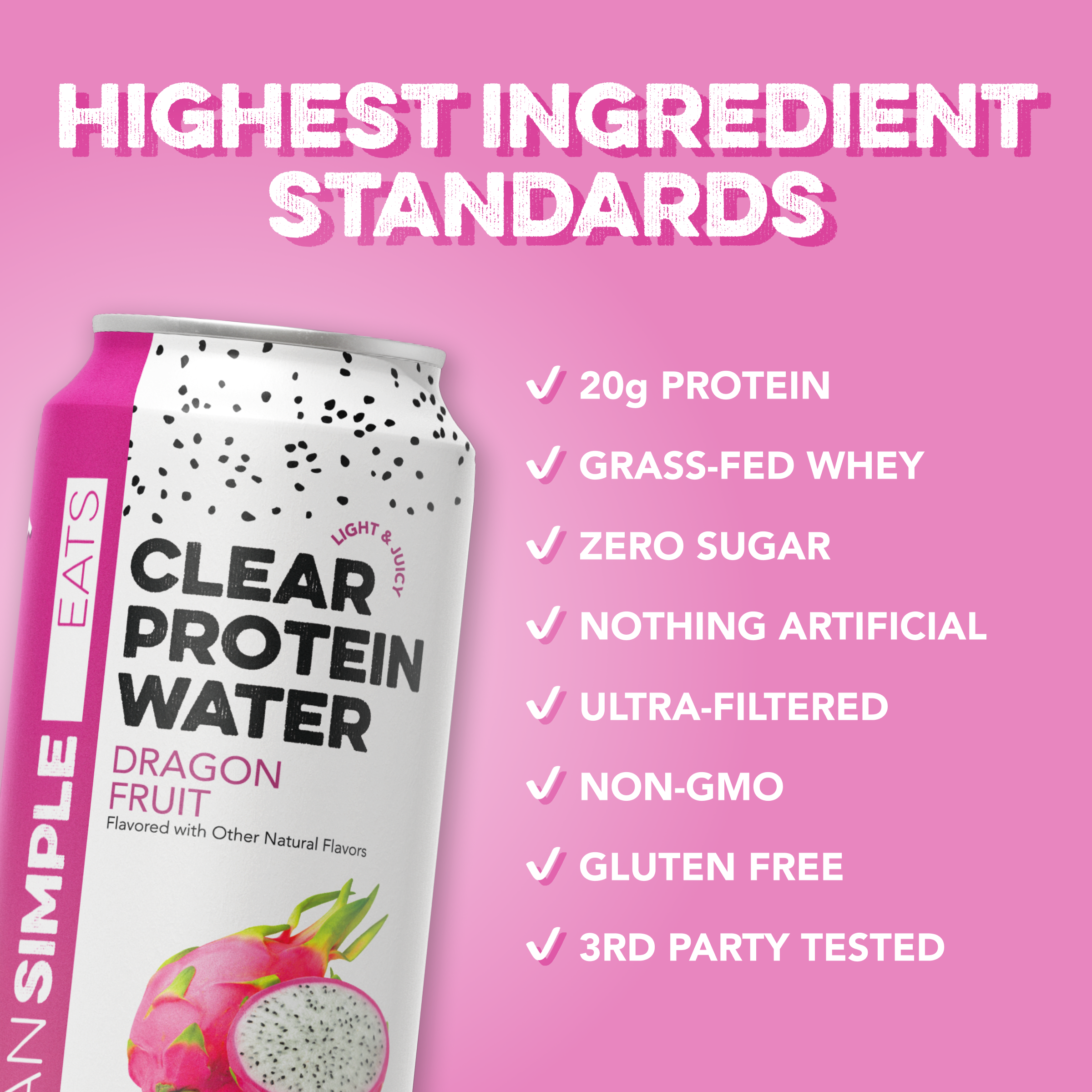 Clear Protein Water: Variety (8 Pack)