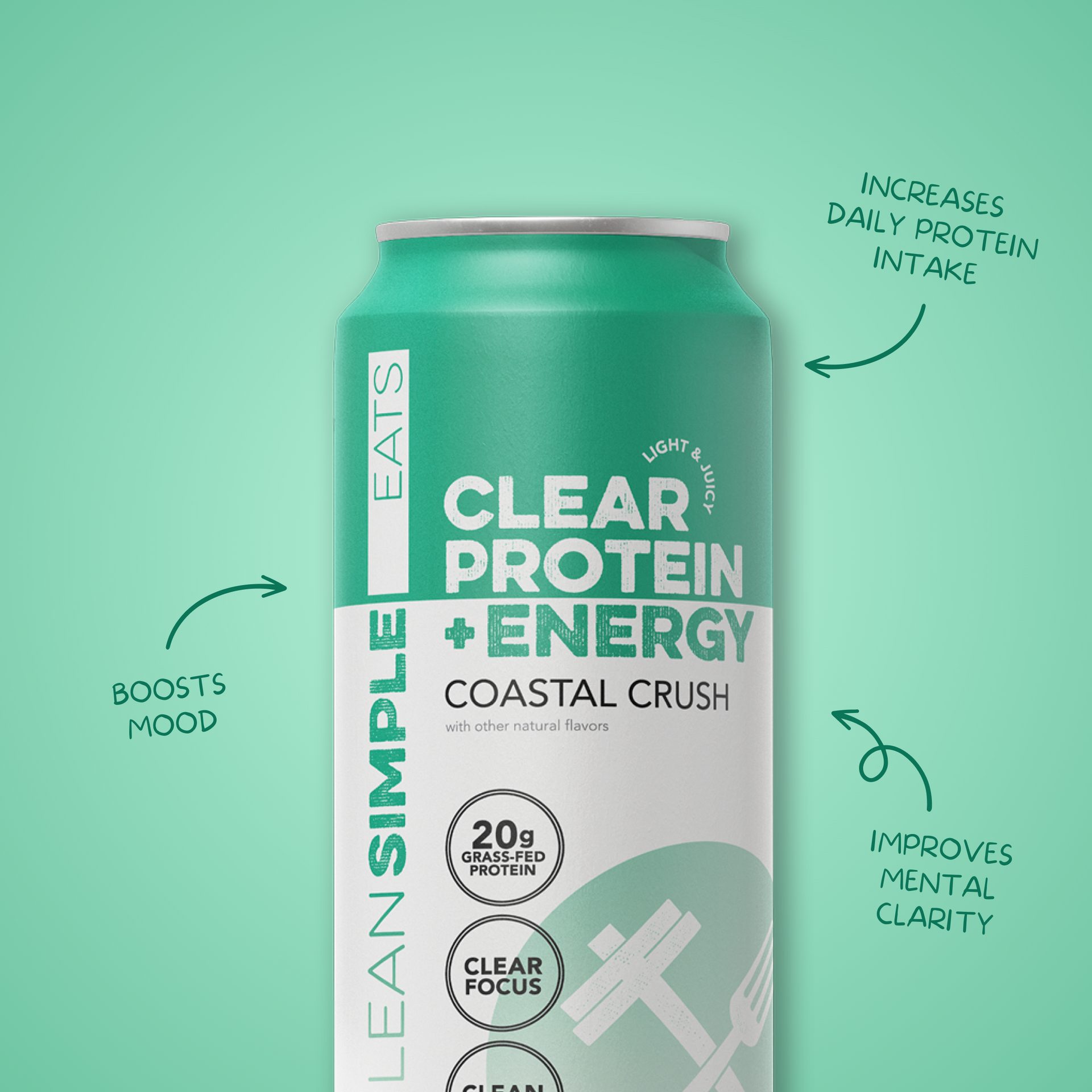 Clear Protein + Energy: Coastal Crush (12 Pack)