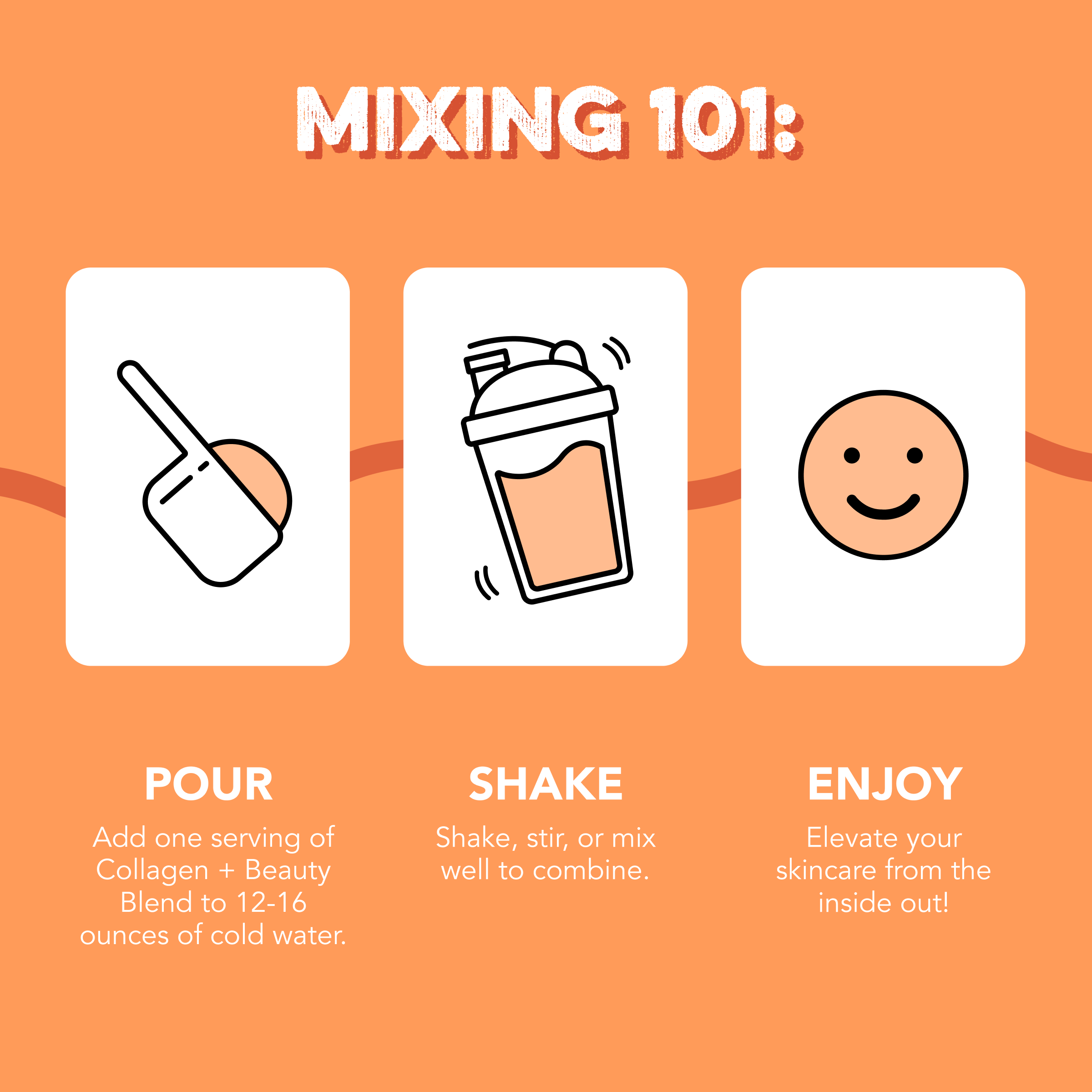 Collagen + Beauty Blend: Peach Mango (10 Single Serving Stick Pack)