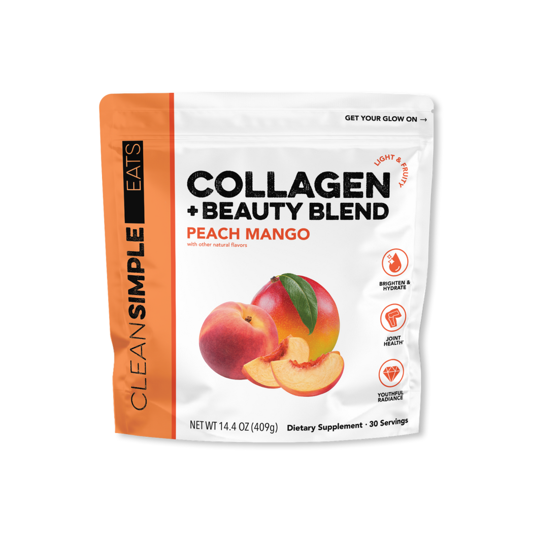 Collagen + Beauty Blend: Peach Mango (30 Servings)