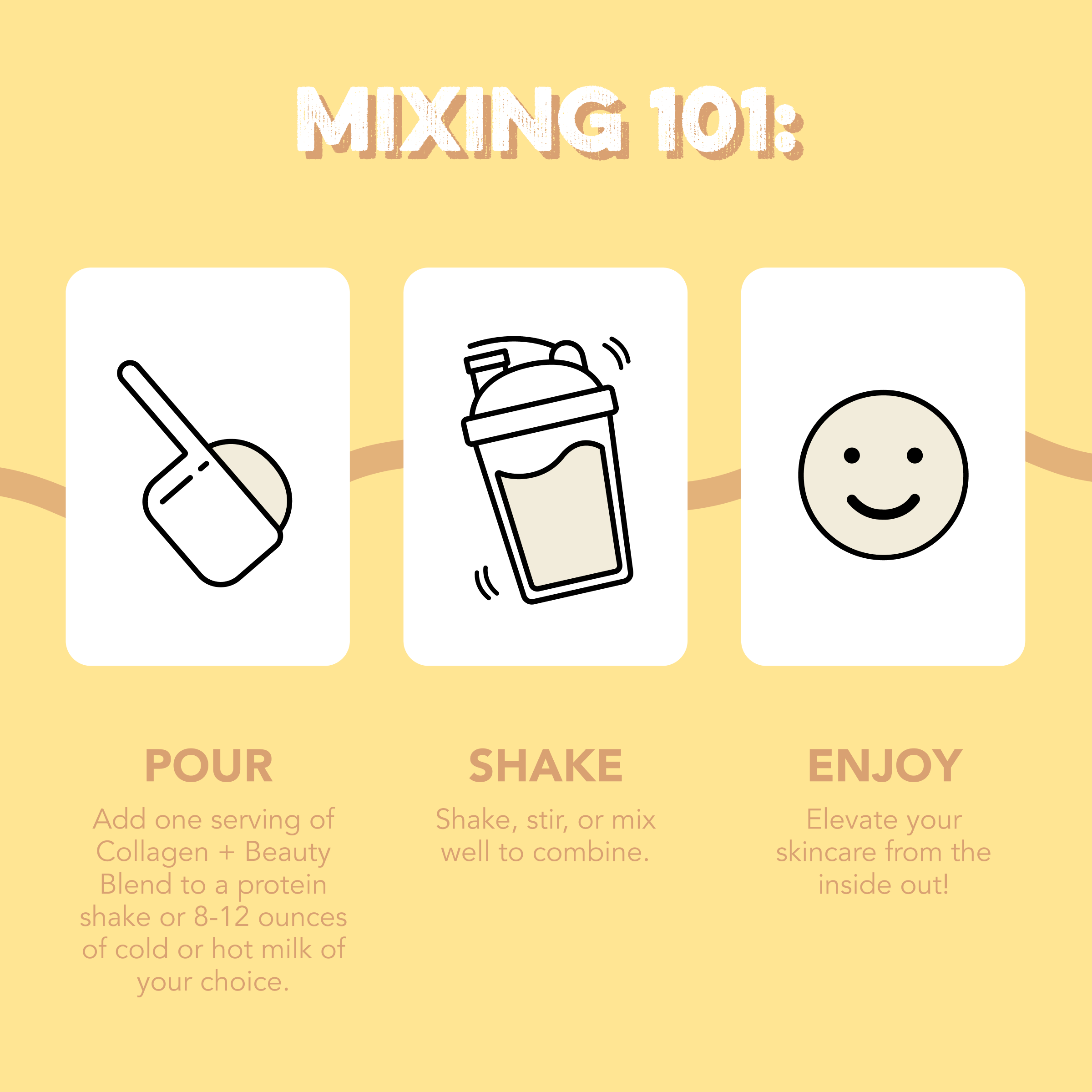 Collagen + Beauty Blend: Vanilla Cream (30 Serving)