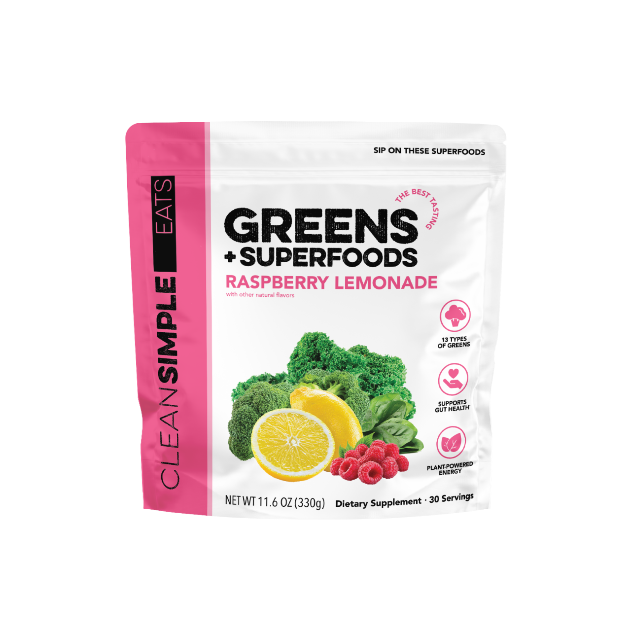Greens: Raspberry Lemonade Super Greens Mix