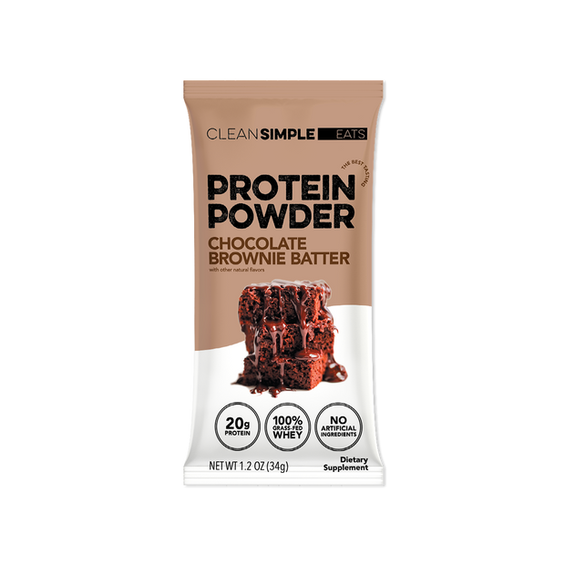 Protein Powder: Chocolate Brownie Batter (Single Serving Stick Pack Sample)