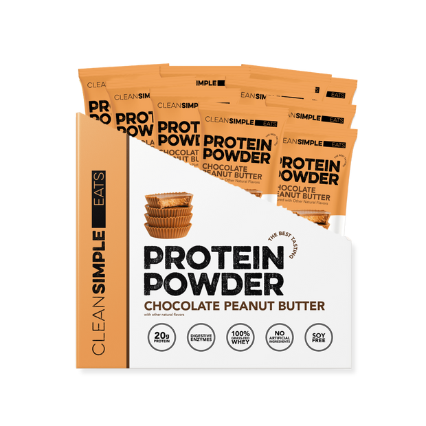 Protein Powder: Chocolate Peanut Butter (10 Single Serving Stick Packs)