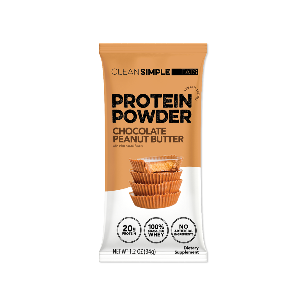 Protein Powder: Chocolate Peanut Butter (Single Serving Stick Pack Sample)