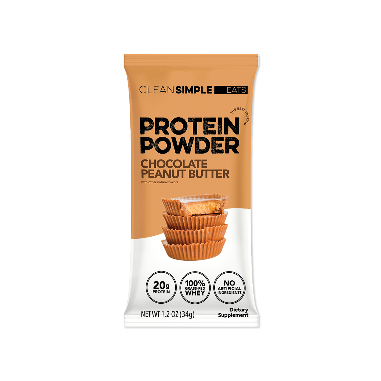 Protein Powder: Chocolate Peanut Butter (Single Serving Stick Pack Sample)