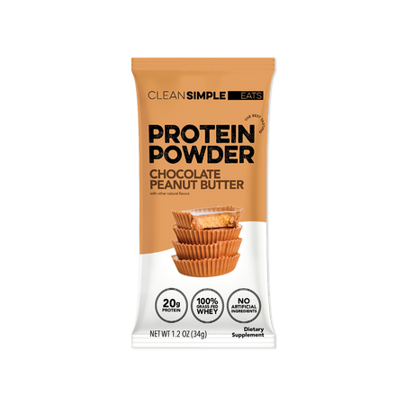 Protein Powder: Chocolate Peanut Butter (Single Serving Stick Pack Sample)