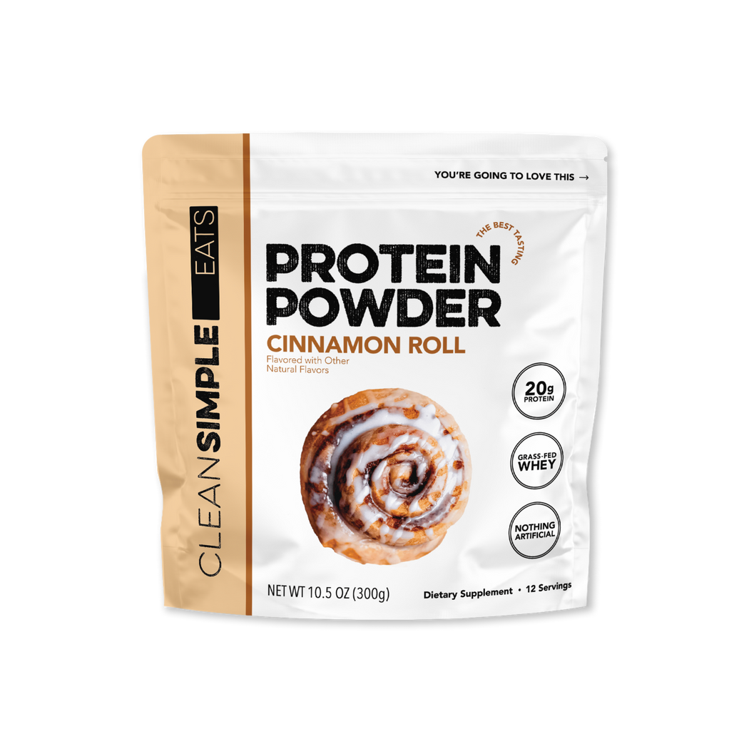 Protein Powder: Cinnamon Roll (12 Serving Bag)