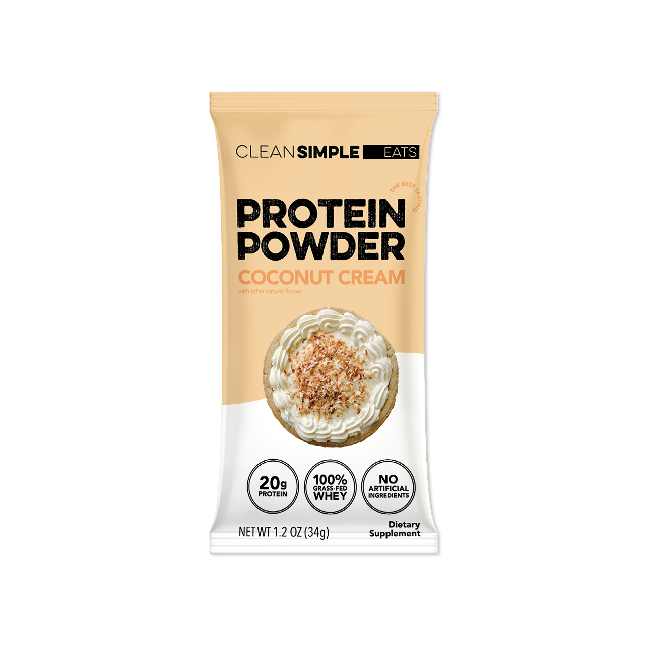 Protein Powder: Coconut Cream (Single Serving Stick Pack Sample)
