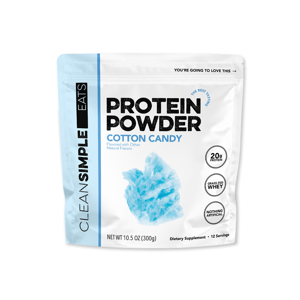 Protein Powder: Cotton Candy (12 Serving Bag)