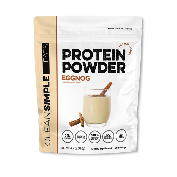 Protein Powder: Eggnog (30 Serving Bag)