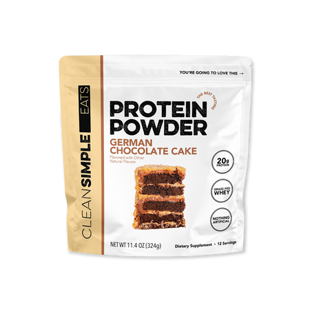 Protein Powder: German Chocolate Cake (12 Serving Bag)