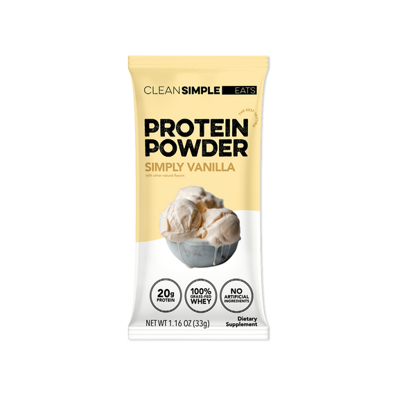 Protein Powder: Simply Vanilla (Single Serving Stick Pack Sample)