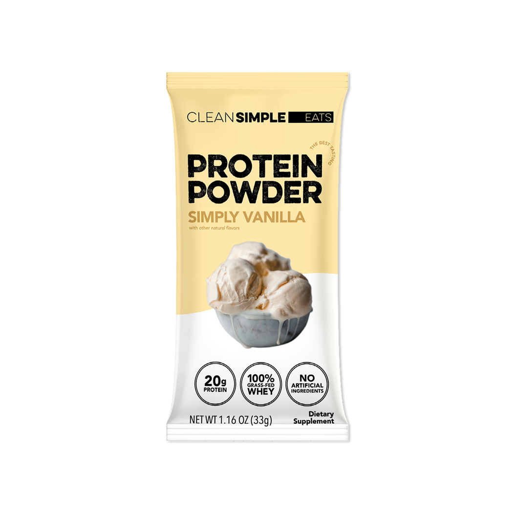 Protein Powder: Simply Vanilla (Single Serving Stick Pack Sample)