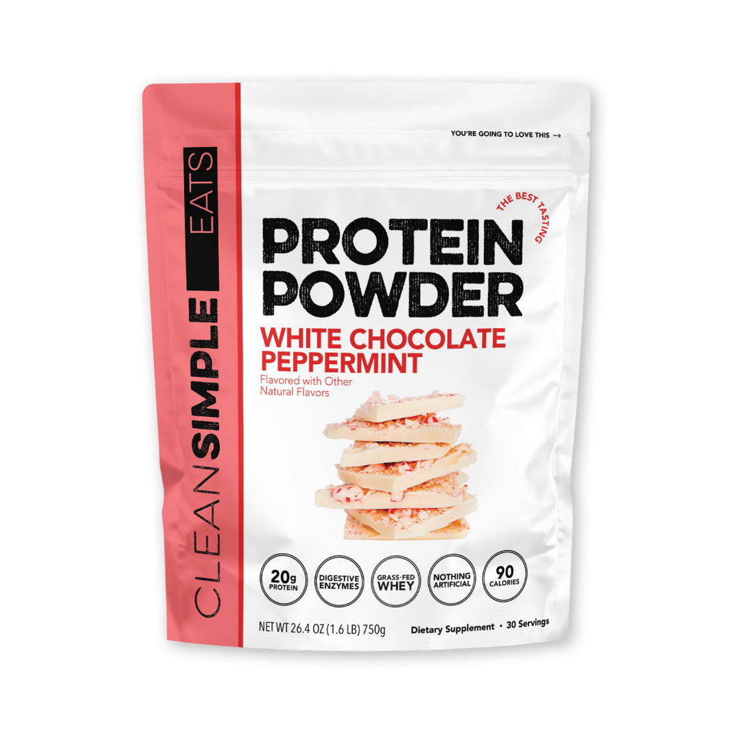 Protein Powder: White Chocolate Peppermint (30 Serving Bag)