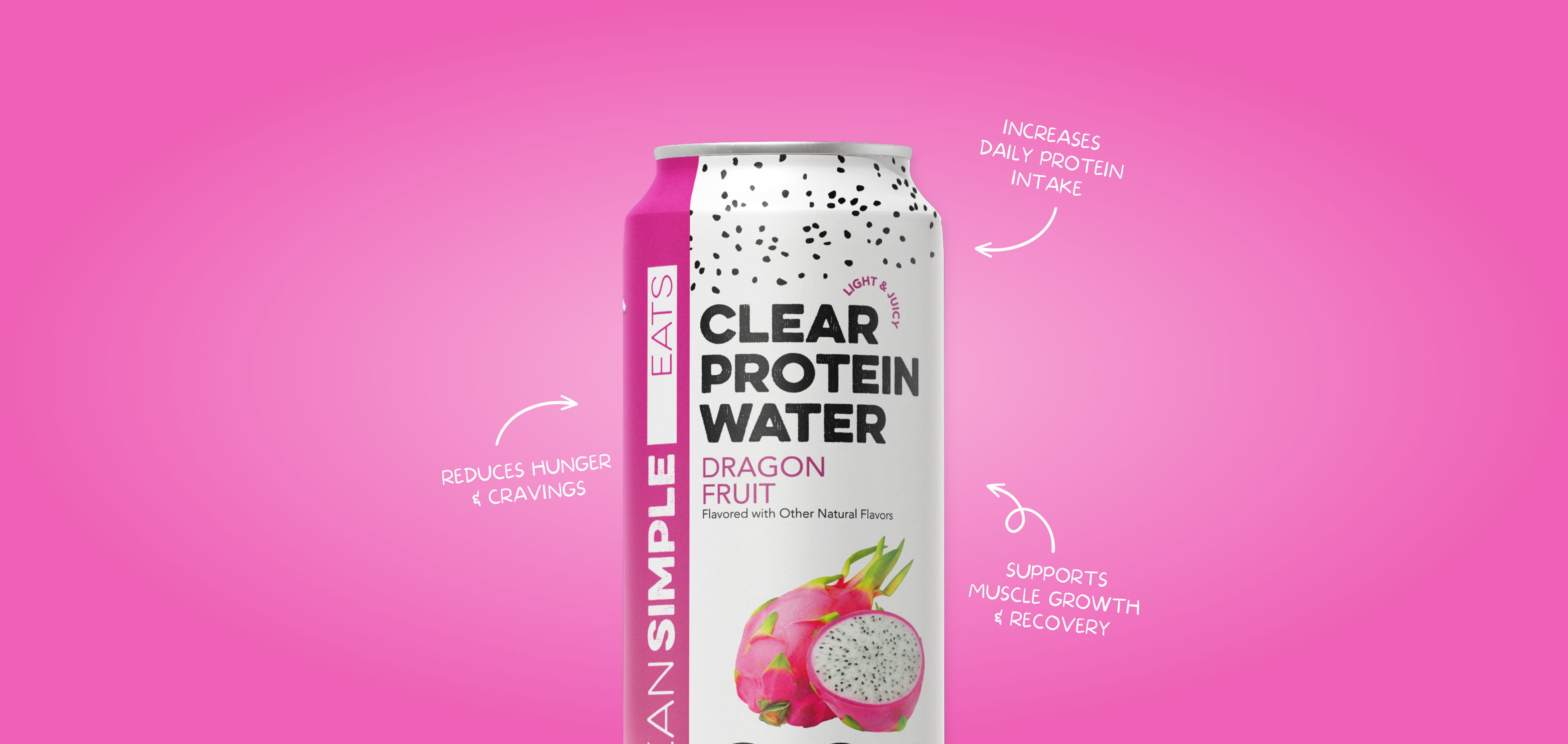 Clear Protein Water: Dragon Fruit (12 Pack)
