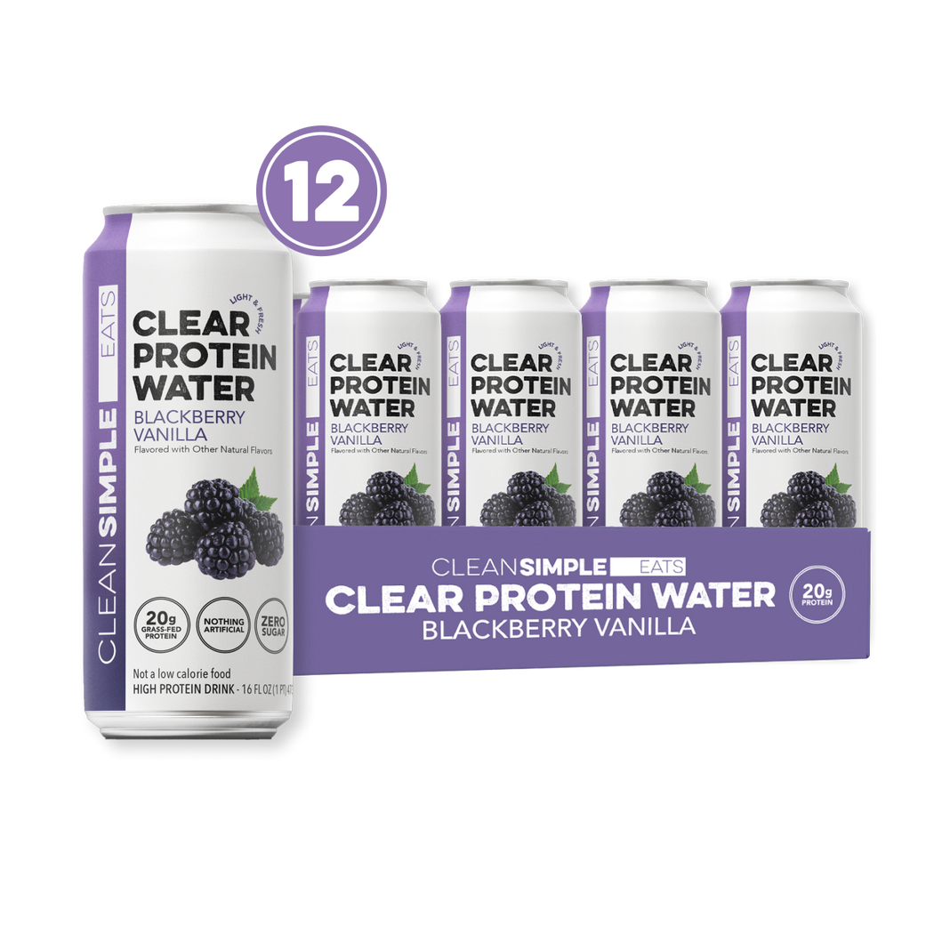Clear Protein Water: Blackberry Vanilla (12 Pack)