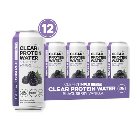 Clear Protein Water: Blackberry Vanilla (12 Pack)