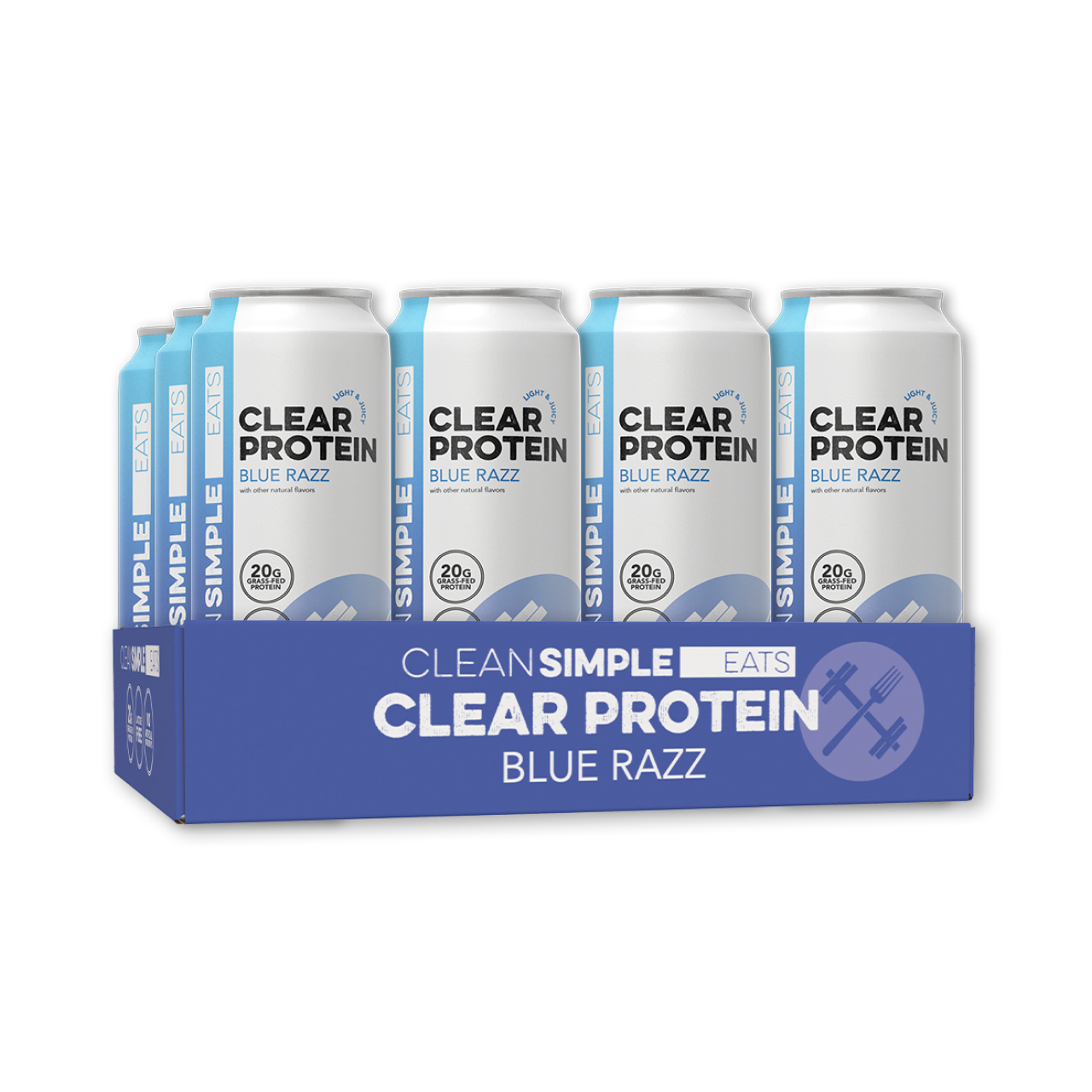 Clear Protein: Blue Razz (12 Serving)