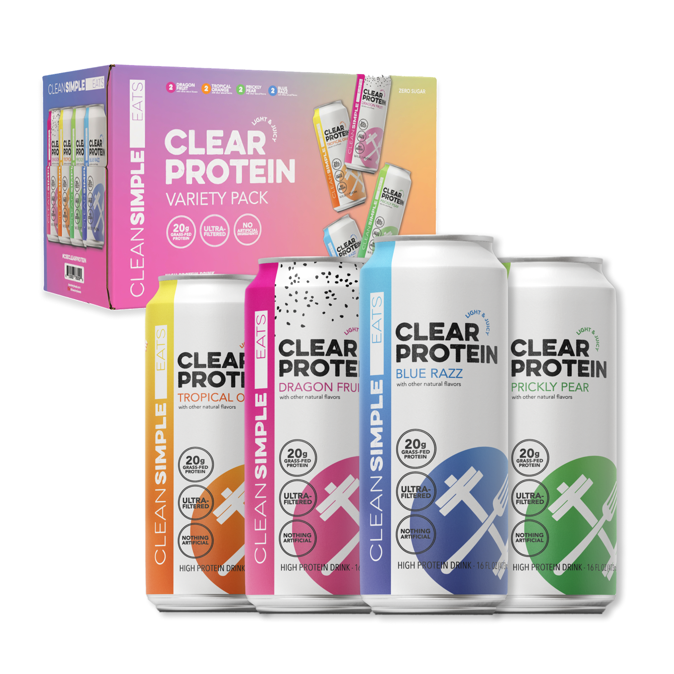 Clear Protein: Variety (8 Pack)