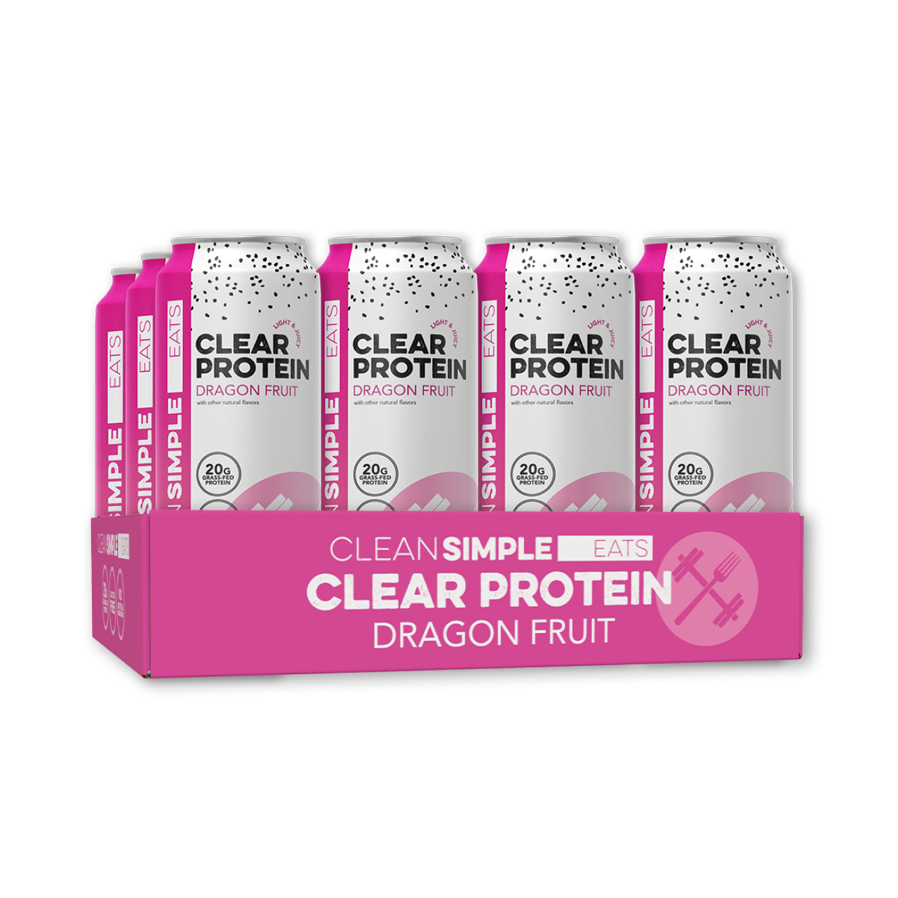 Clear Protein: Dragon Fruit (12 Pack)