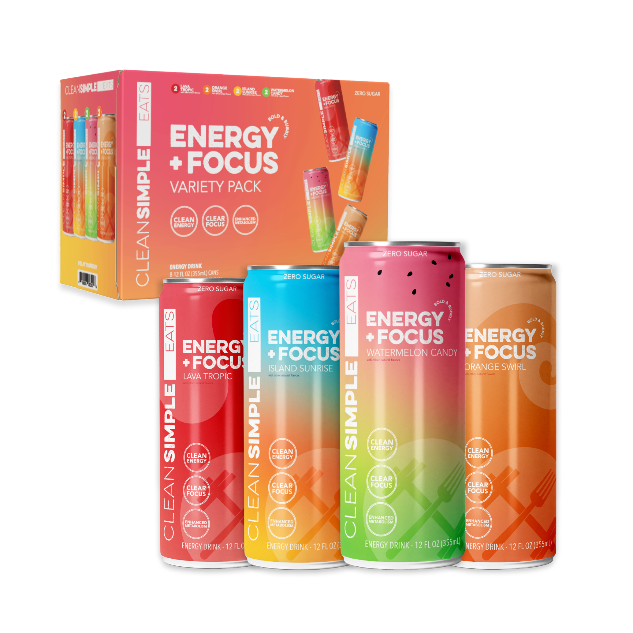 Energy + Focus: Variety (8 Serving)