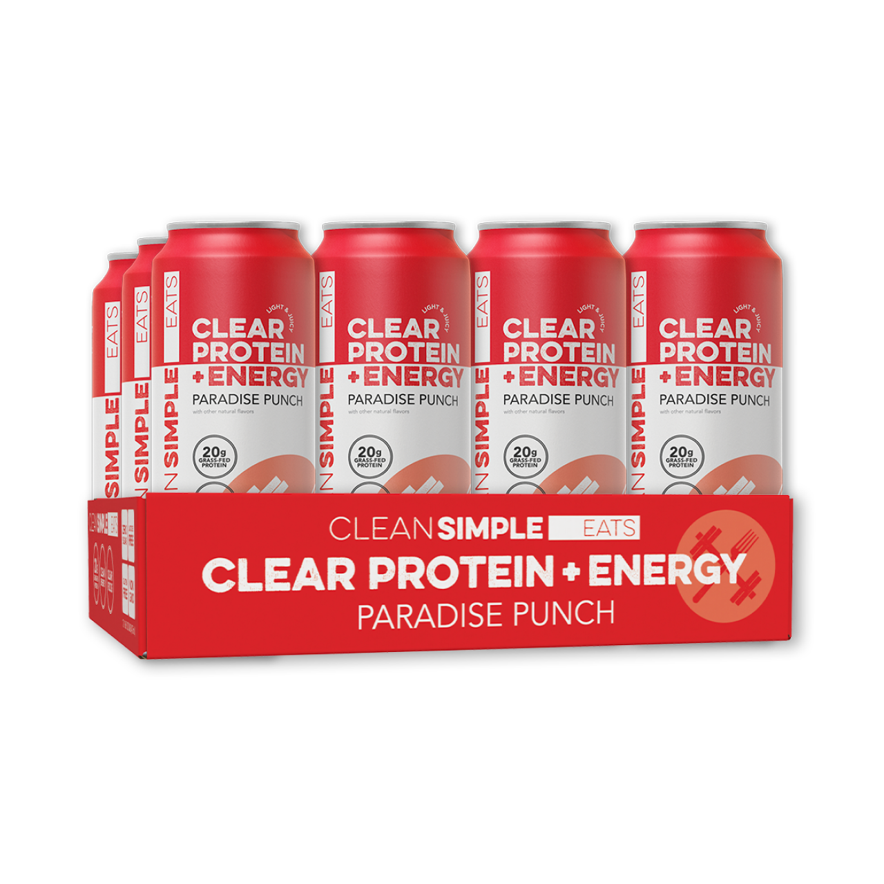 Clear Protein + Energy: Paradise Punch (12 Serving)