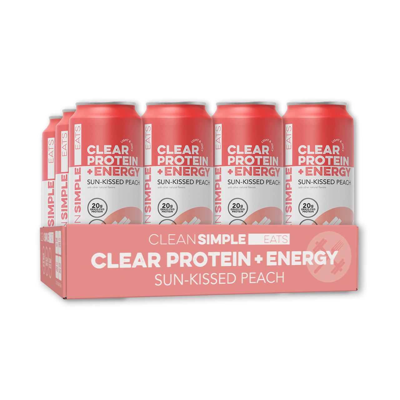 Clear Protein + Energy: Sun-Kissed Peach (12 Serving)