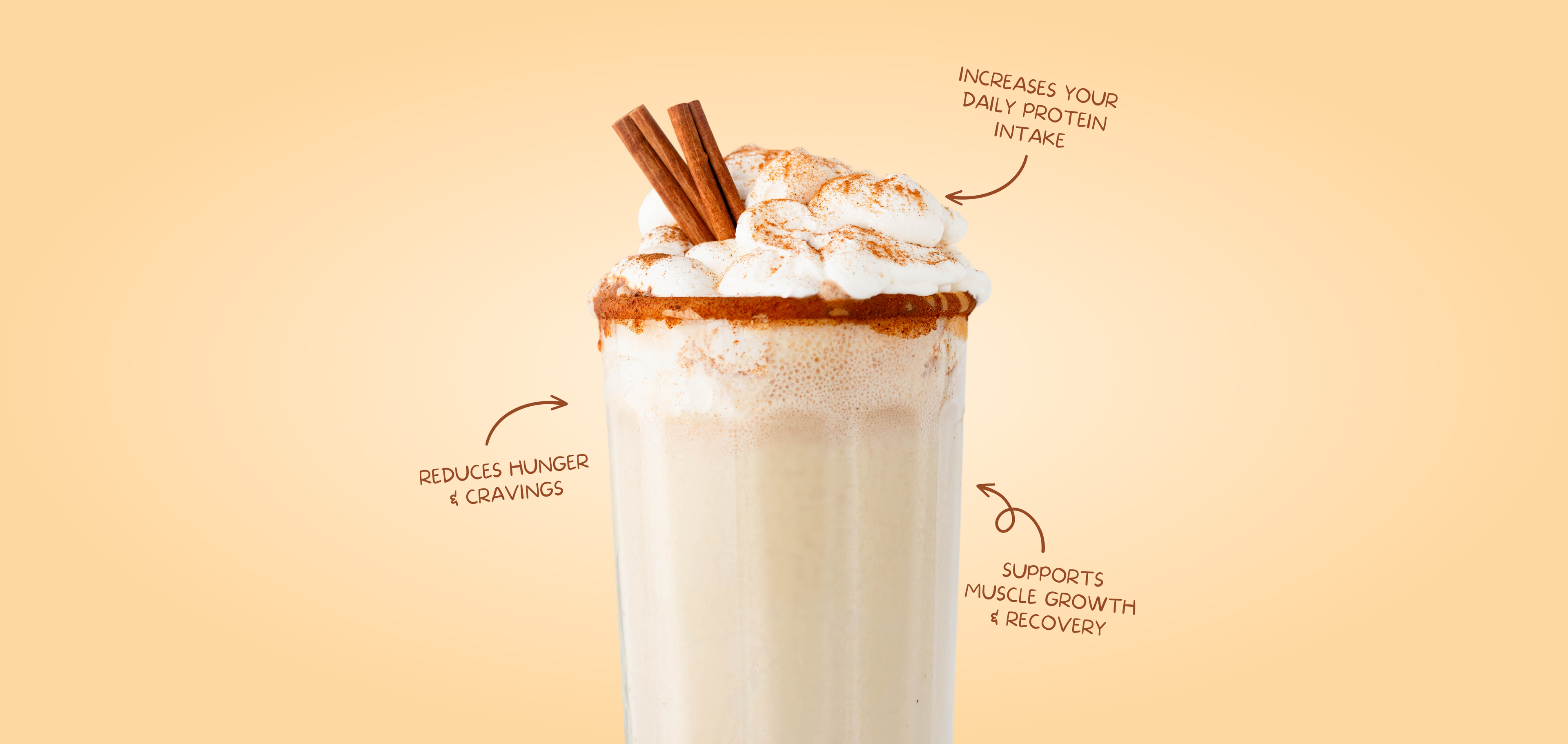 Protein Powder: Eggnog (10 Single Serving Stick Packs)