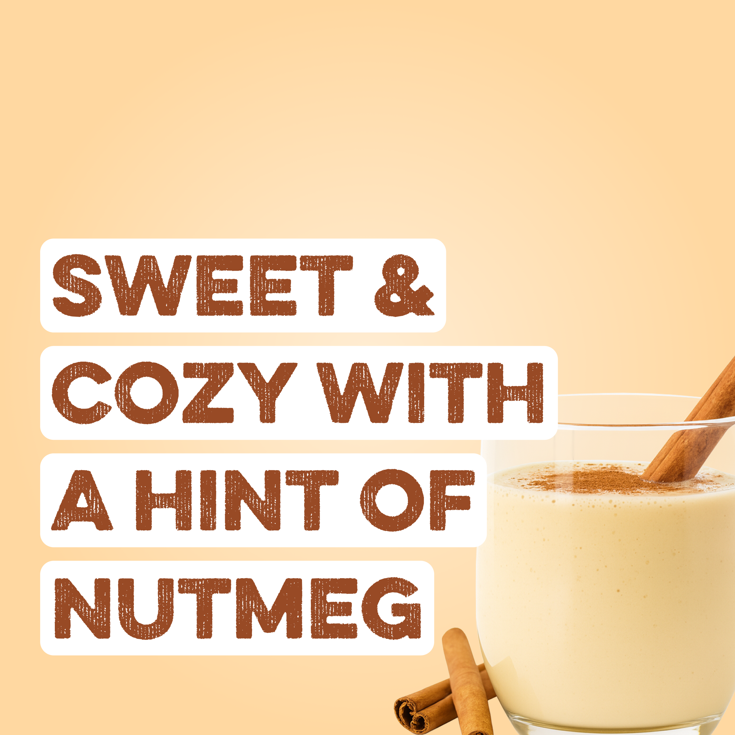 Protein Powder: Eggnog (30 Serving Bag)