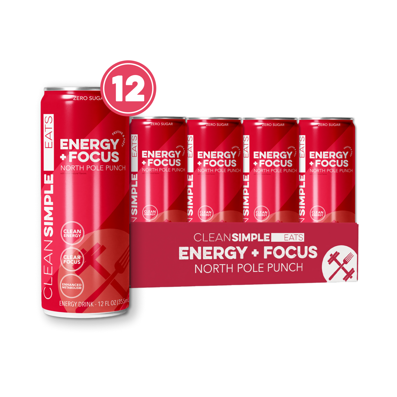 Energy + Focus: North Pole Punch (12-pack)