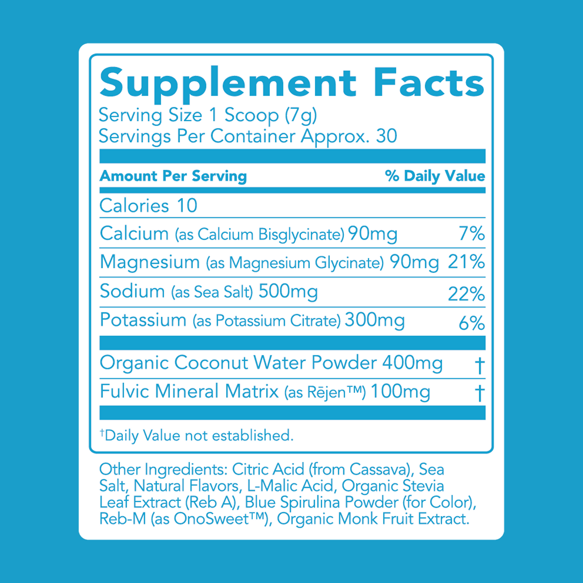Hydrate + Electrolytes: Freeze Pop (30 Serving Bag)