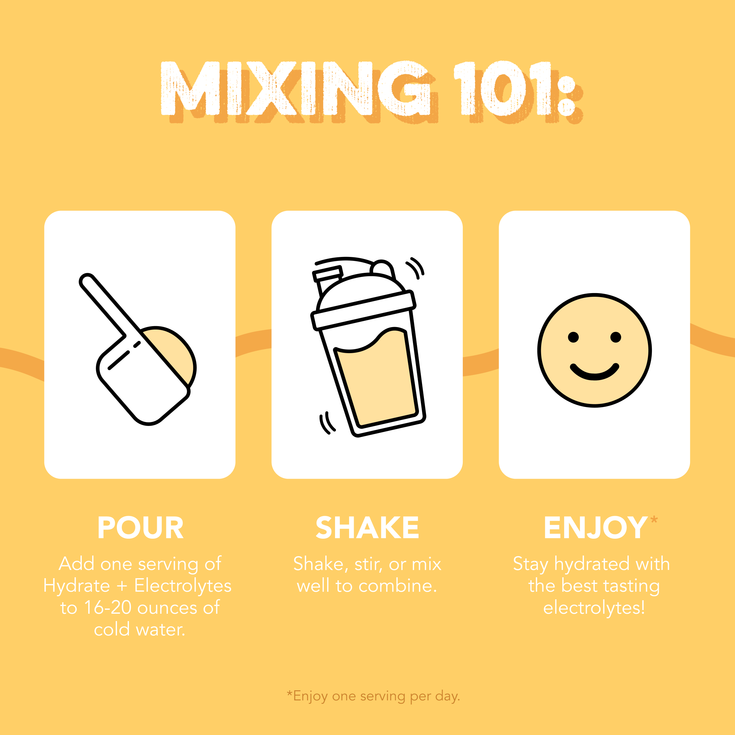 Hydrate + Electrolytes: Hawaiian Sunrise (30 Serving Bag)