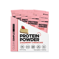 Protein Powder: Strawberry Cheesecake (10 Single Serving Stick Packs)