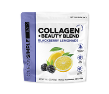 Collagen + Beauty Blend: Blackberry Lemonade (30 Serving)