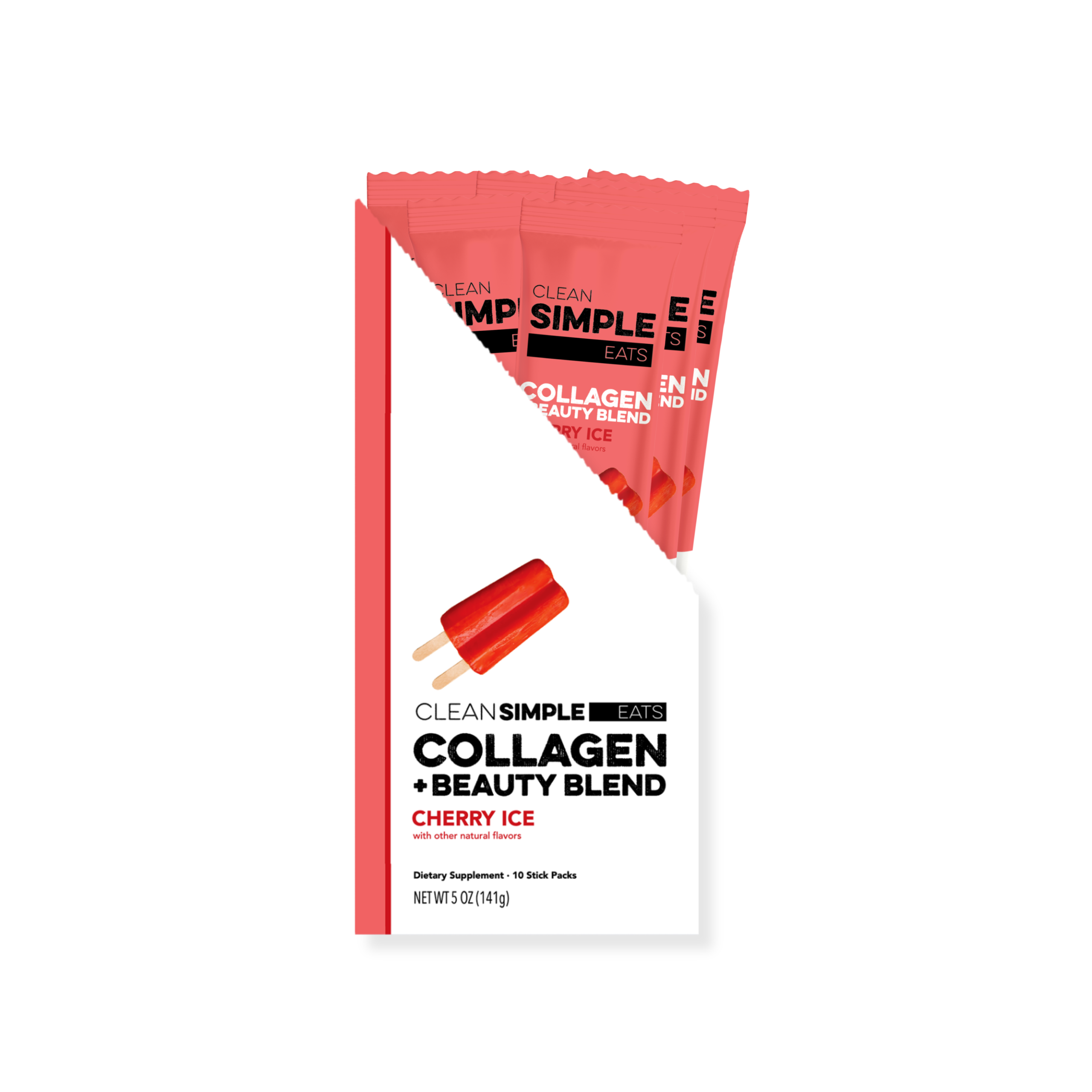 Collagen + Beauty Blend: Cherry Ice (10 Single Serving Stick Pack)