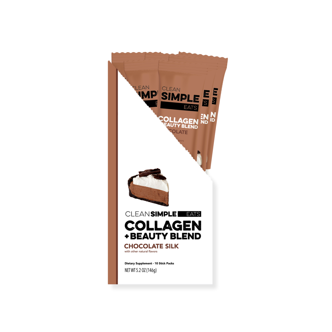 Collagen + Beauty Blend: Chocolate Silk (10 Single Serving Stick Pack)