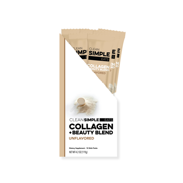 Collagen + Beauty Blend: Unflavored (10 Single Serving Stick Pack)