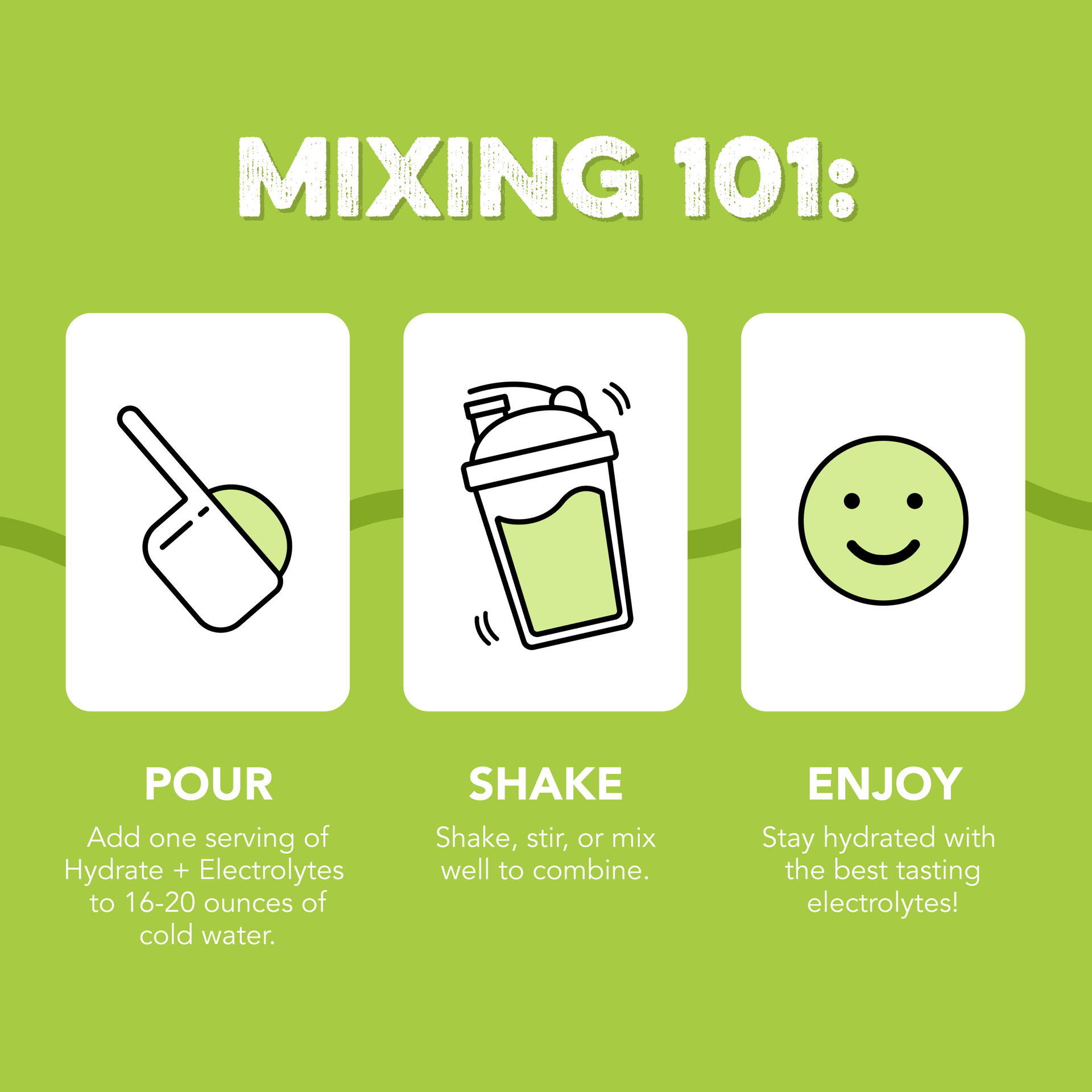 Hydrate + Electrolytes: Lemon Lime (30 Serving Bag)