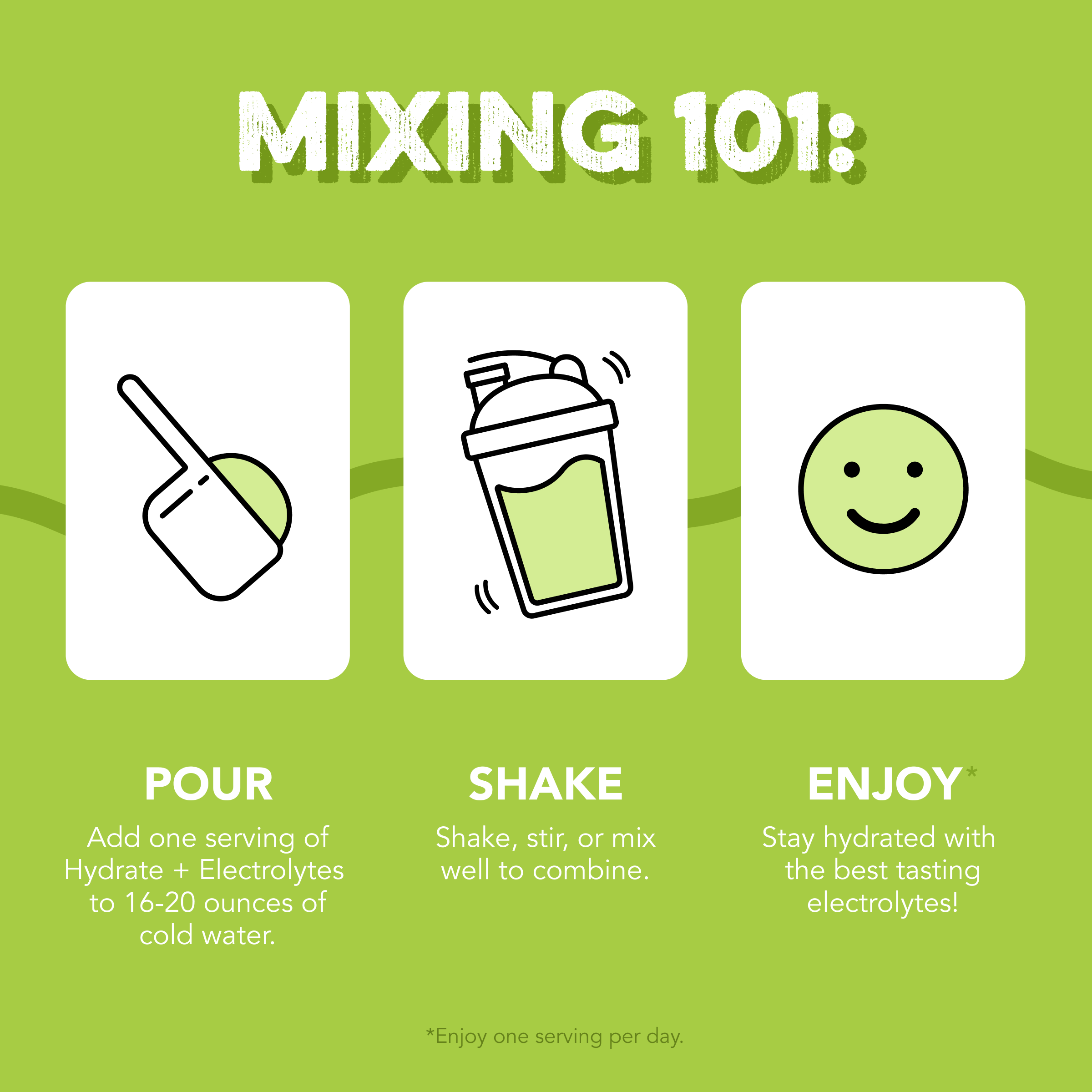 Hydrate + Electrolytes: Lemon Lime (30 Serving Bag)