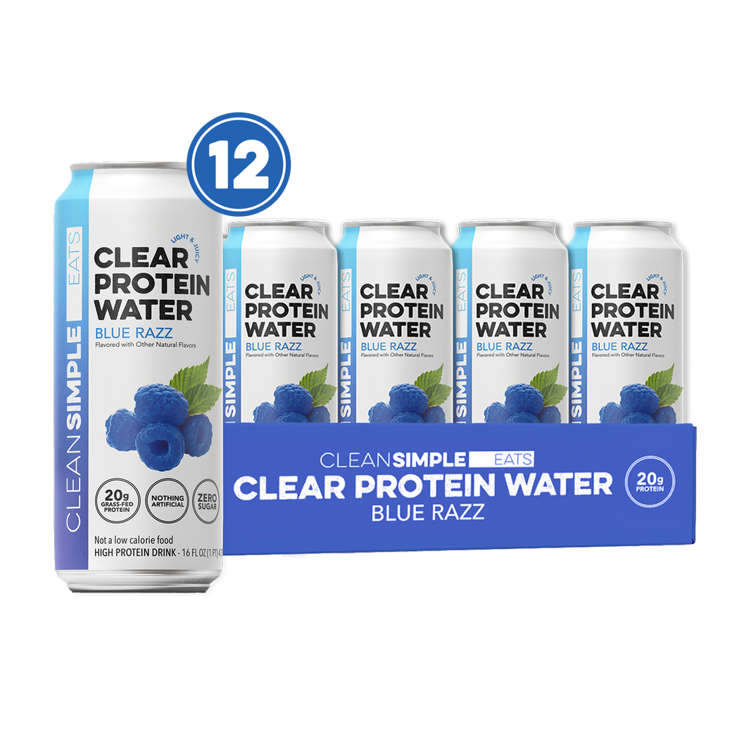 Clear Protein Water: Blue Razz (12 Pack)