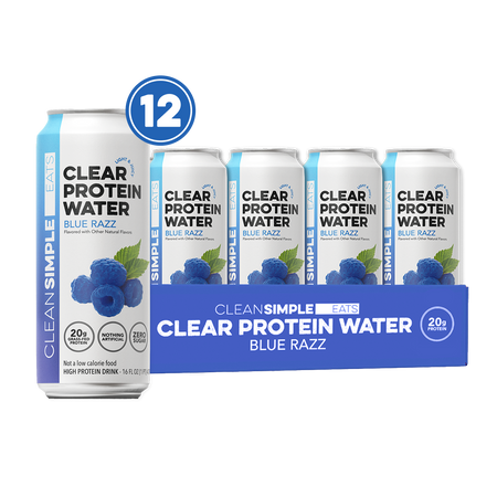 Clear Protein Water: Blue Razz (12 Pack)